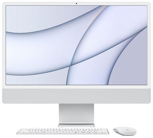 24" iMac with M1 Chip (Mid 2021  Silver) - 8GB - 512GB SSD - Gold Grade Refurbished
