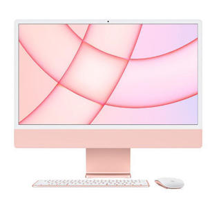 Picture of Refurbished iMac - 24" - M1 Chip - 8GB - 512GB SSD - Pink - Gold Grade