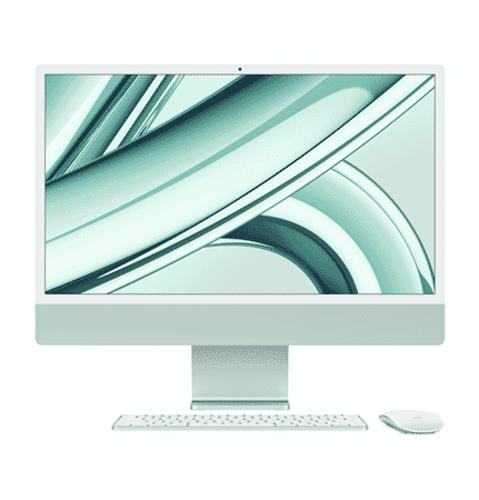 Image of Apple iMac - 24" - M1 Chip - 8 Core - 8GB - 256GB SSD - Green (refurbished)
