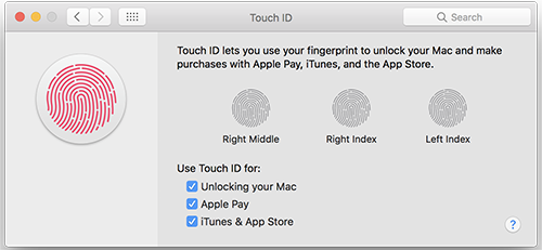 Configurar Touch ID en Macbook Air